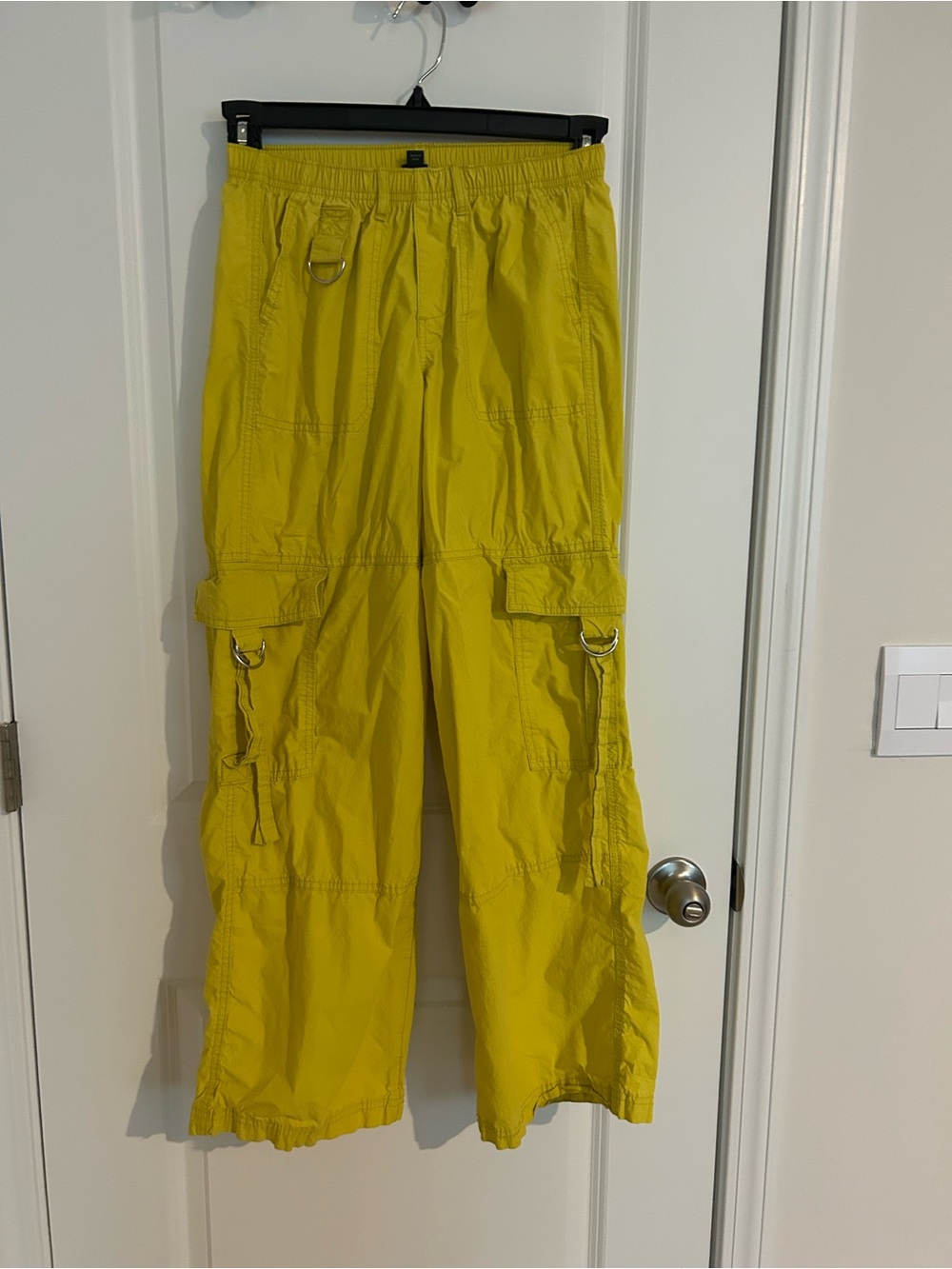 wild fable Yellow Wide-Leg Cargo Pants